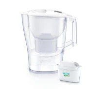 Придбати - фильтр-кувшин  Фільтр-кувшин Brita Aluna Memo MXPro 2.4л (1.4л очищеної води) з фільтр-картриджем 3шт, білий (1053054) (839640-01)