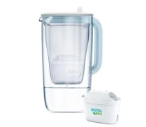 Придбати - фильтр-кувшин  Фільтр-кувшин Brita Glass Jug One скляний 2.5л (1.7л води) з фільтр-картриджем, синій (1050452) (839643-01)