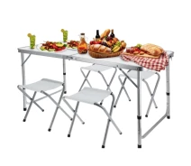 Придбати - розкладні меблі  Стіл розкладний для пікніка Picnic Table + 4 стільці (6001)
