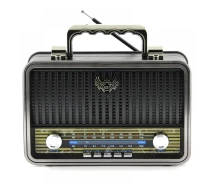 Придбати - радіоприймач  Акумуляторний радіоприймач з вбудованим FM тюнером Kemai MD-1909BT Retro колонка з Bluetooth та USB