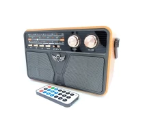 Придбати - радіоприймач  Акумуляторний радіоприймач з пультом Kemai Retro MD-507BT Bluetooth радіо з роз'ємом USB
