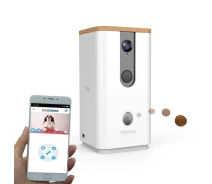 Придбати - гаджет для животных  Інтерактивна камера Dogness Cam Treater HD 1080Р для собак та котів з диспенсером корму та нічним баченням (T03)