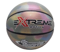 Придбати - м'яч  М'яч баскетбольний Extreme Motion BB2208(White) №7 світловідбиваючий | BB2208(White) (BB2208(White)