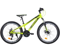 Придбати - велосипед  Велосипед CROSSRIDE 24 MTB ST "SKYLINE 2.0" 11", жовтий (0294-110-1)