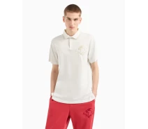 Придбати - чоловіче поло  Футболка-поло Armani Exchange з логотипом 1159828868 (Молочний XXL) (art160008)