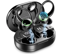 Придбати - навушники  Бездротові спортивні навушники, Bluetooth-навушники 5.3, відтворення 50H, вкладиші з 4 шумоподавлюючими