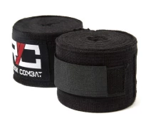 Придбати - боксерський бинт  Бинт для спорту Reebok Combat Hand Wraps RSCB-11158 чорний Уні 180 см (5055436116011) (784483-01)