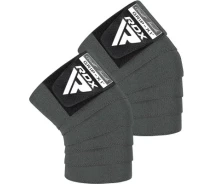 Придбати - боксерський бинт  Бинт для спорту RDX на коліна K1 GYM Knee Wraps Grey (WAH-K1G) (788663-01)