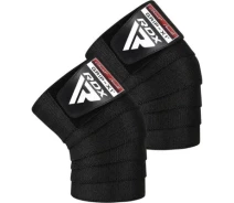 Придбати - боксерський бинт  Бинт для спорту RDX на коліна K1 GYM Knee Wraps Full Black (WAH-K1FB) (788662-01)