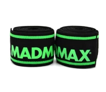 Придбати - боксерський бинт  Бинт для спорту MadMax MFA-299 для колін Non slide slip knee wraps 2.0m Black/Green (MFA-299-U) (716030-01)