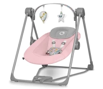 Придбати - крісла-гойдалку, шезлонг  Крісло-гойдалка Lionelo Otto Pink Baby (LO-OTTO PINK BABY)