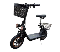 Придбати - електросамокат  Електросамокат із сидінням 14 дюймів ECOBIKE Zen U12 PRO (800W 15Ah) Чорний