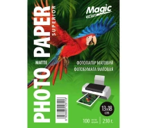 Придбати - фотопапір  Фотопапір Magic Superior 230 г/м2 матовий 13х18 см Білий 100 шт