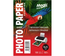 Придбати - фотопапір  Фотопапір Magic Superior 160 г/м2 глянцевий 10х15 см Білий 100 шт