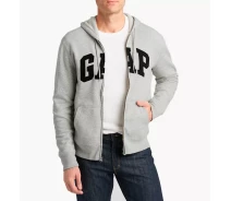 Придбати - чоловічу спортивну кофту  Толстовка чоловіча Gap Logo Zip Hoodie Grey 218871731 XL (YS-218871731)