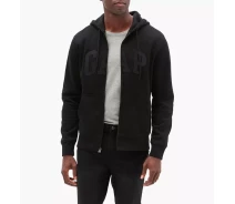 Придбати - чоловічу спортивну кофту  Толстовка чоловіча Gap Logo Zip Hoodie Black 218871171 S (YS-218871171)
