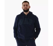 Придбати - чоловічу спортивну кофту  Толстовка чоловіча Gap Logo Zip Hoodie Tapestry Navy 218871561 XS (YS-218871561)