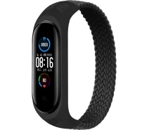Придбати - аксессуар до смарт-годинниа  Ремінець Elastic Nylon Style BeCover для Xiaomi Band 5/6 (Size S) Black (706145)