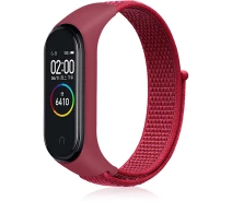 Придбати - аксессуар до смарт-годинниа  Ремінець Nylon Style BeCover для Xiaomi Band 5/6 Red (705431)