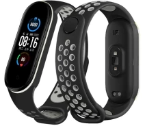 Придбати - аксессуар до смарт-годинниа  Ремінець Vents Style Becover для Xiaomi Mi Smart Band 7 Black-Gray (710504)