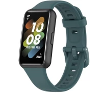Придбати - аксессуар до смарт-годинниа  Силіконовий ремінець BeCover для Huawei Band 7/Honor Band 7 Dark Green (709461)