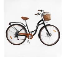 Придбати - велосипед  Велосипед міський 28" Corso Sonata SN-280 Shimano 7 швидкостей 18" Чорний (168036) (67d927c446e8e158c3238c76)