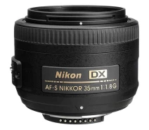 Придбати - об'єктив  Об'єктив Nikon AF-S DX 35mm f/1.8G Nikkor (JAA132DA) [119008]