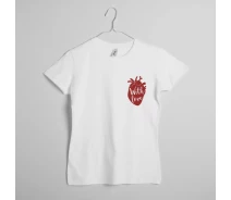Придбати - жіночу футболку  Футболка жіноча "With love", Білий, XL, англійська (4604952)
