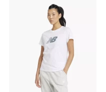 Придбати - жіночу футболку  Футболка жіноча New Balance Sport Jersey Logo White WT43582WT XS (YS-WT43582WT)