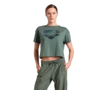 Придбати - жіночу футболку  Футболка Arena CROP TEE PRINTED (7D-007391-660)