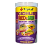 Придбати - корм для риби  Корм для риб Tropical Cichlid Red&Green Medium Sticks у паличках 1 л (5900469637265) (637393-01)