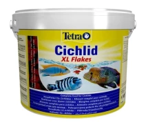 Придбати - корм для риби  Корм для риб Tetra Cichlid XL Flakes у пластівцях 10 л (4004218201415) (595792-01)