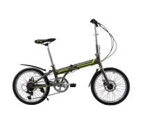 Придбати - велосипед  Велосипед складаний Kerambit 20" / рама 17" серо-зелений (K2021SZ)