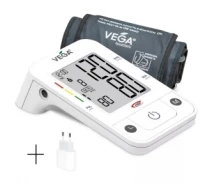 Придбати - тонометр  Тонометр VEGA 3H Comfort автоматичний + Адаптер Micro USB на плече гарантія 5 років (av-18586ad)