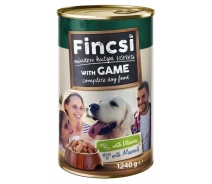 Придбати - корм для собаки  Fincsi консерва для собак Дичина (зелена) 1240г