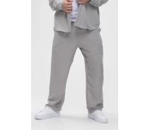 Придбати - чоловічі штани  Брюки прямі однотонні чоловічі Breezy 23203047 XL Сірий (2000989641704)