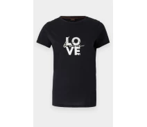 Придбати - жіночу футболку  Жіноча футболка BOSS Women's T-Shirt with Love Print 6030BL XL