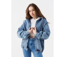 Придбати - куртку женскую  Куртка жіноча джинсова Zeo Basic 3640 L Блакитний (237)