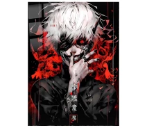 Придбати - подарок для геймеров  Картина на металі Токійський Гуль: Tokyo Ghoul 20x30 см (27230)