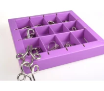 Придбати - настільну гру  Набір головоломок 10 Metall Puzzles violet 10 головоломок Eureka 3D Puzzle (473359)