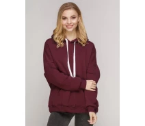 Придбати - жіноче худі  Худі Solo спортивне на флісі One Size Бордовий Wm1553