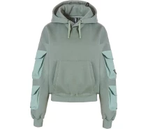 Придбати - жіночу толстовку  Толстовка Rehall Cargi Womens S Сірий-Зелений (60629-4049_S)