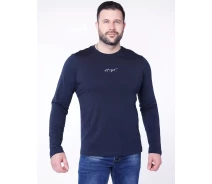 Придбати - чоловічий лонгслів  Лонгслів чоловічий BOSS Relaxed-Fit Handwritten Logo HB-22002NV 3XL