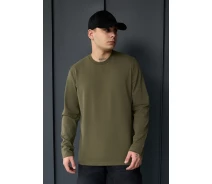 Придбати - чоловічий лонгслів  Лонгслів у кольорі хакі Staff khaki basic (p30-1715-XL)