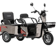 Придбати - електроскутери  Електроскутер Триколісний Crosser TR-5 Tranzit (1000W, 72V,24Ah) Сірий