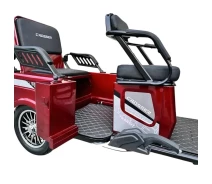 Придбати - електроскутери  Електроскутер Триколісний Crosser TR-5 Tranzit (1000W, 72V,24Ah) Червоний