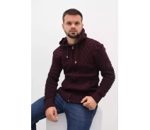 Придбати - чоловічу кофту  Кофта Alberto Maldini 6002 XL Бордовий (254)