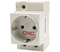 Придбати - розетку и выключатель  Розетка на DIN-рейку CNC TMS-5 2P+PE 16A 250V з заземленням (Б00038795)