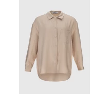 Придбати - жіночу сорочку  Сорочка жіноча No Brand 2414-K 3XL Бежевий (2000990556721) (66a221935d465021045555c9)