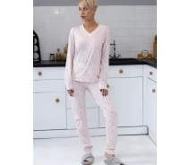 Придбати - жіночу піжаму  Піжама жіноча Leinle PINK GENIUS 1583 3XL Пудрово-білий (14011) (68076c43d3340243357ca83f)